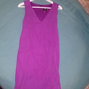 Vince Camuto, 4, purple, Zipper Dress, Short